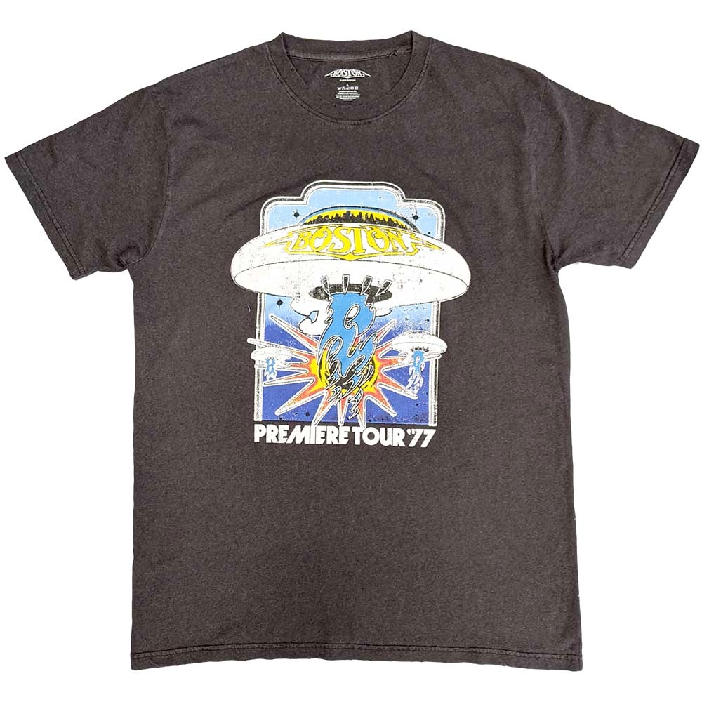 Boston - Premiere Tour Heren Tshirt - Zwart